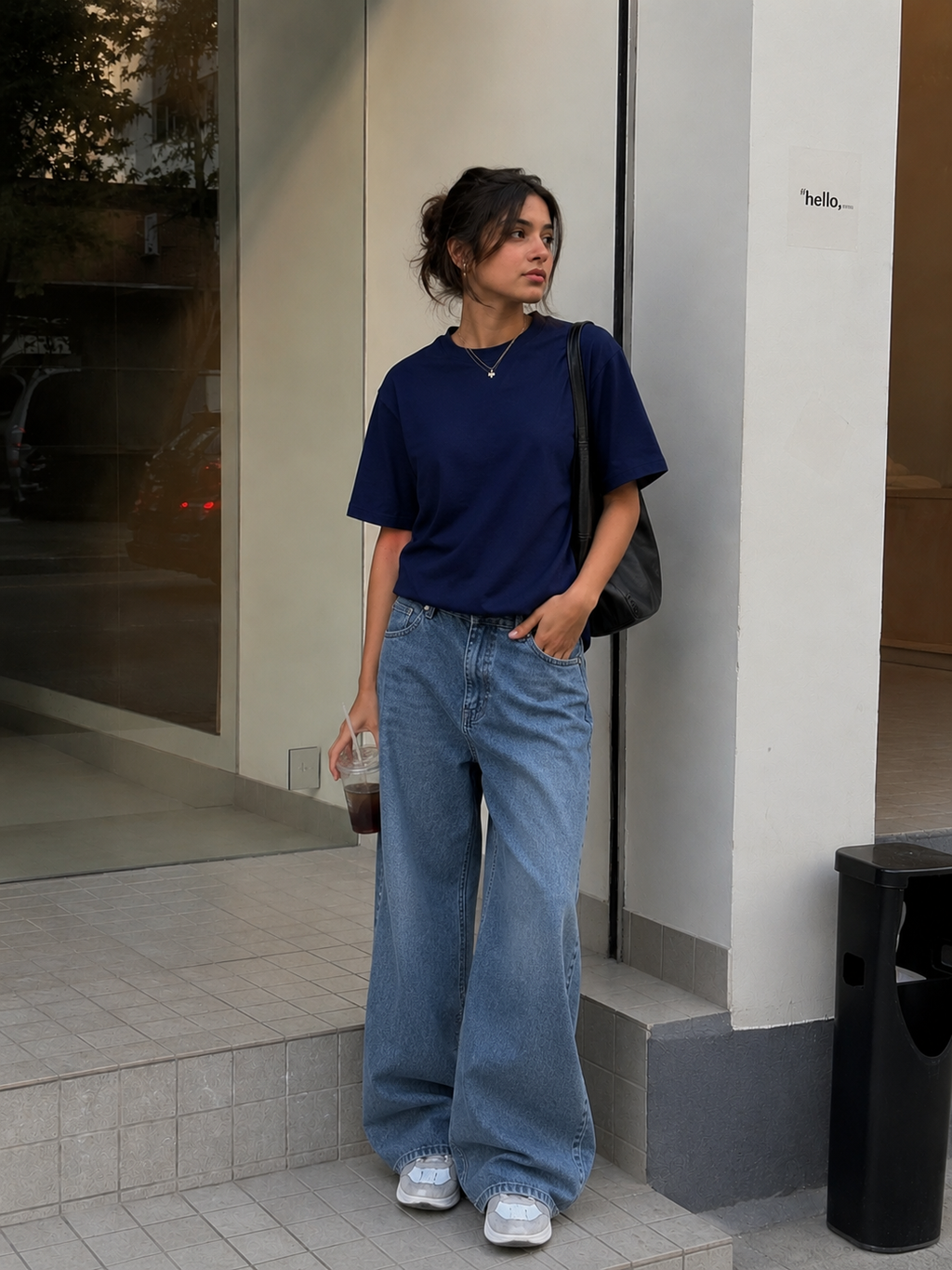 Oversized Navy Blue