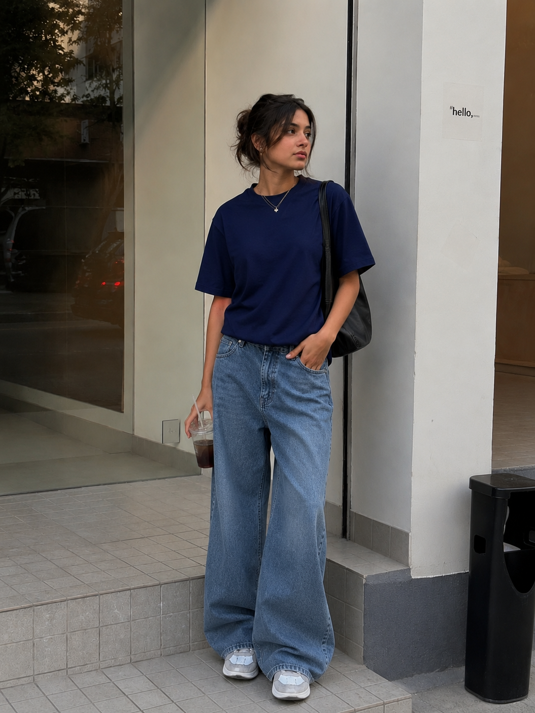 Oversized Navy Blue