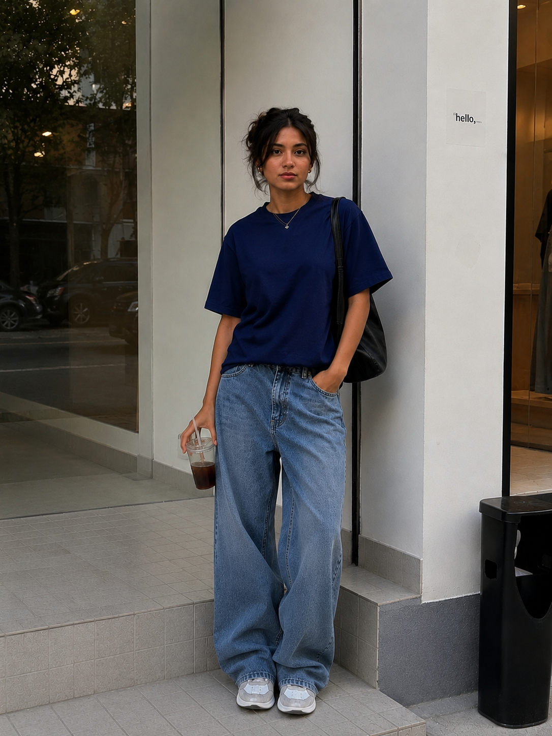 Oversized Navy Blue