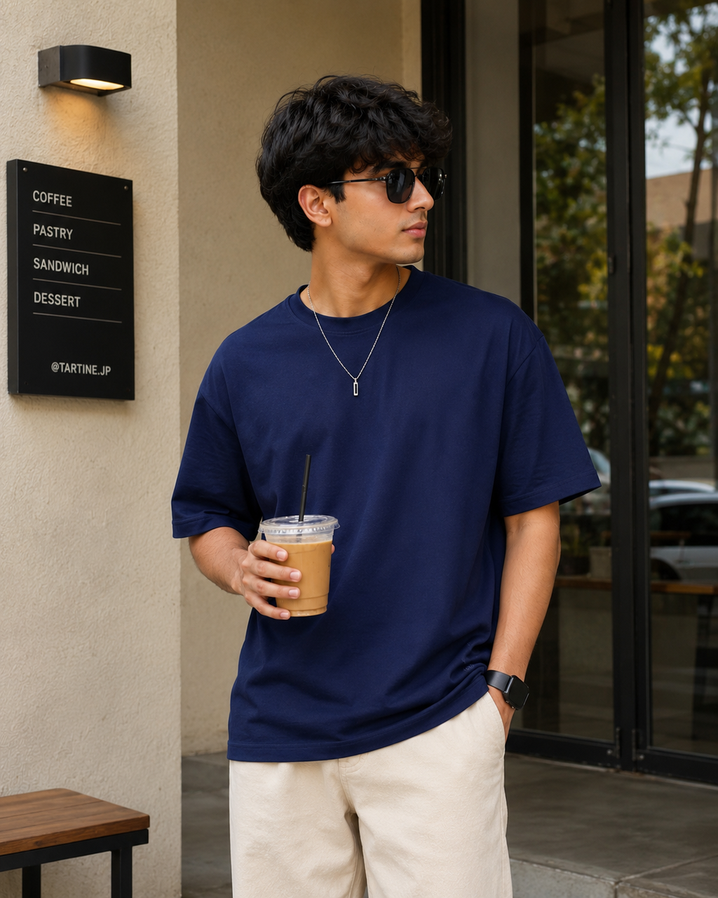 Oversized Navy Blue