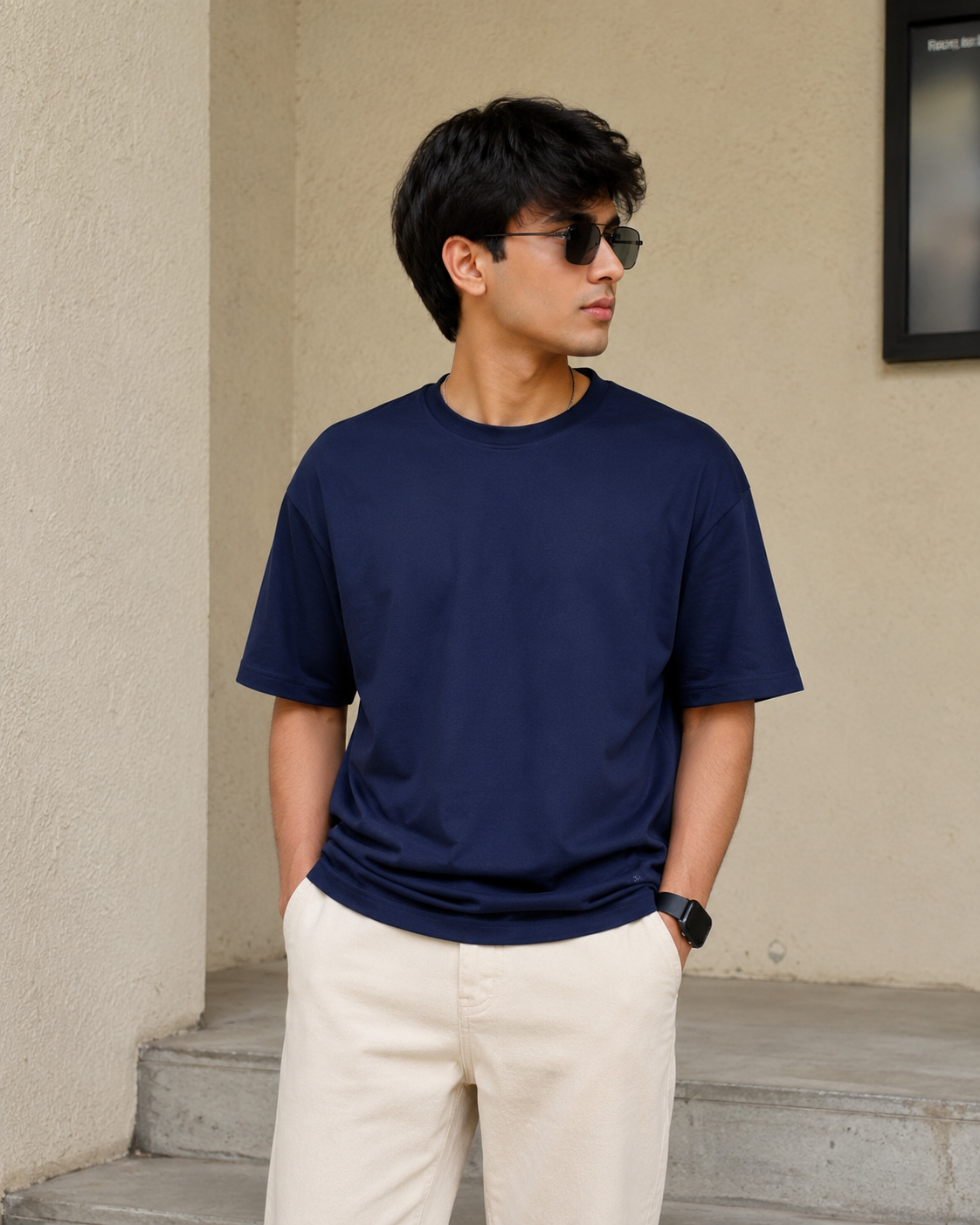 Oversized Navy Blue